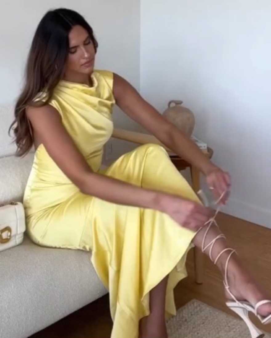 Significant Other Lana Yellow Dress