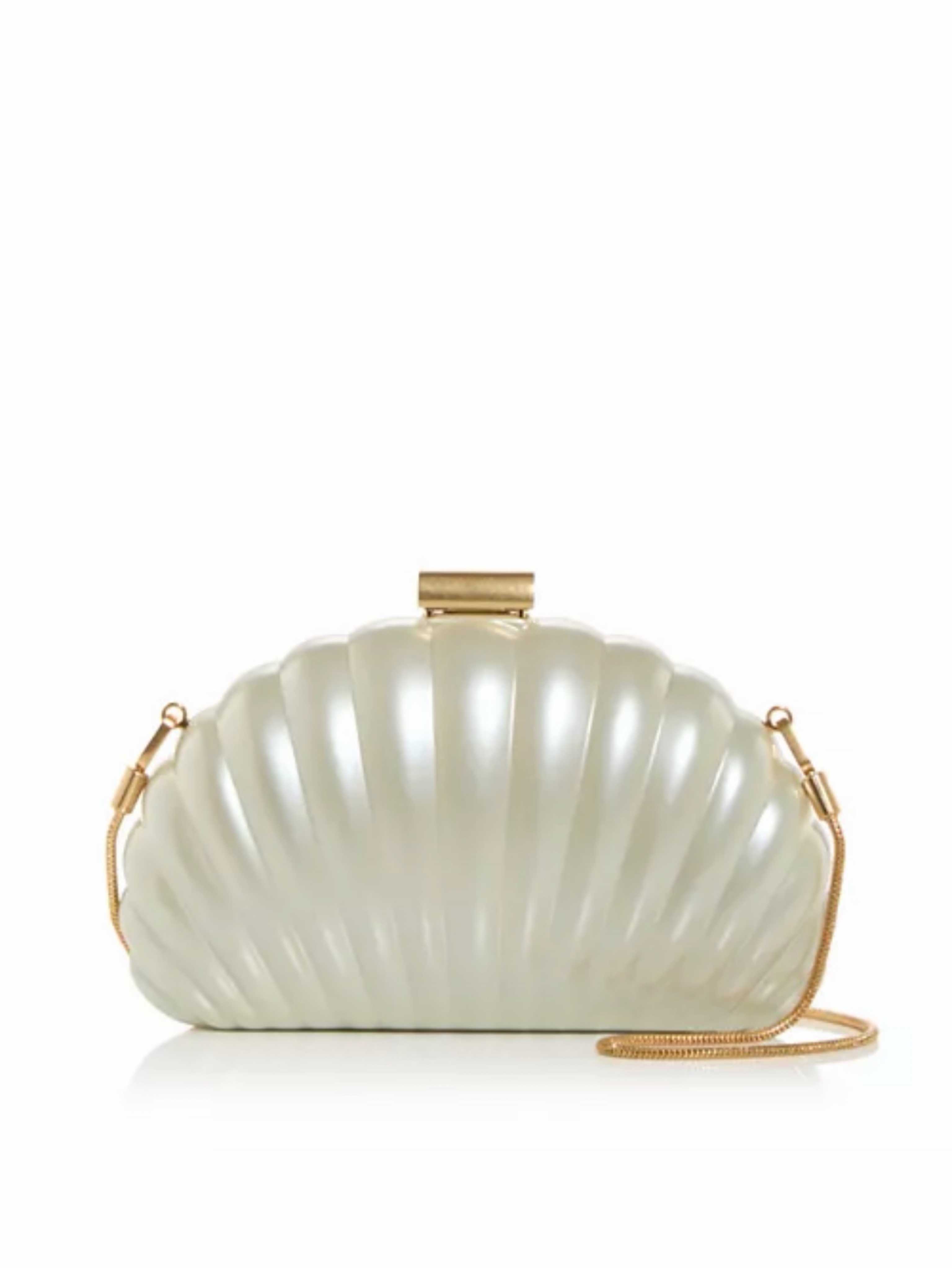 Pearl Shell Clutch Bag