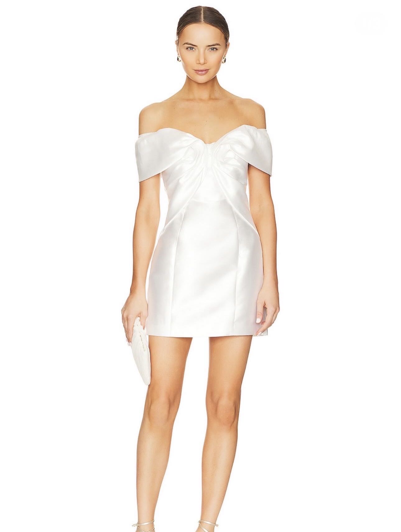 ELLIAT Bateau Neckline Mini Dress