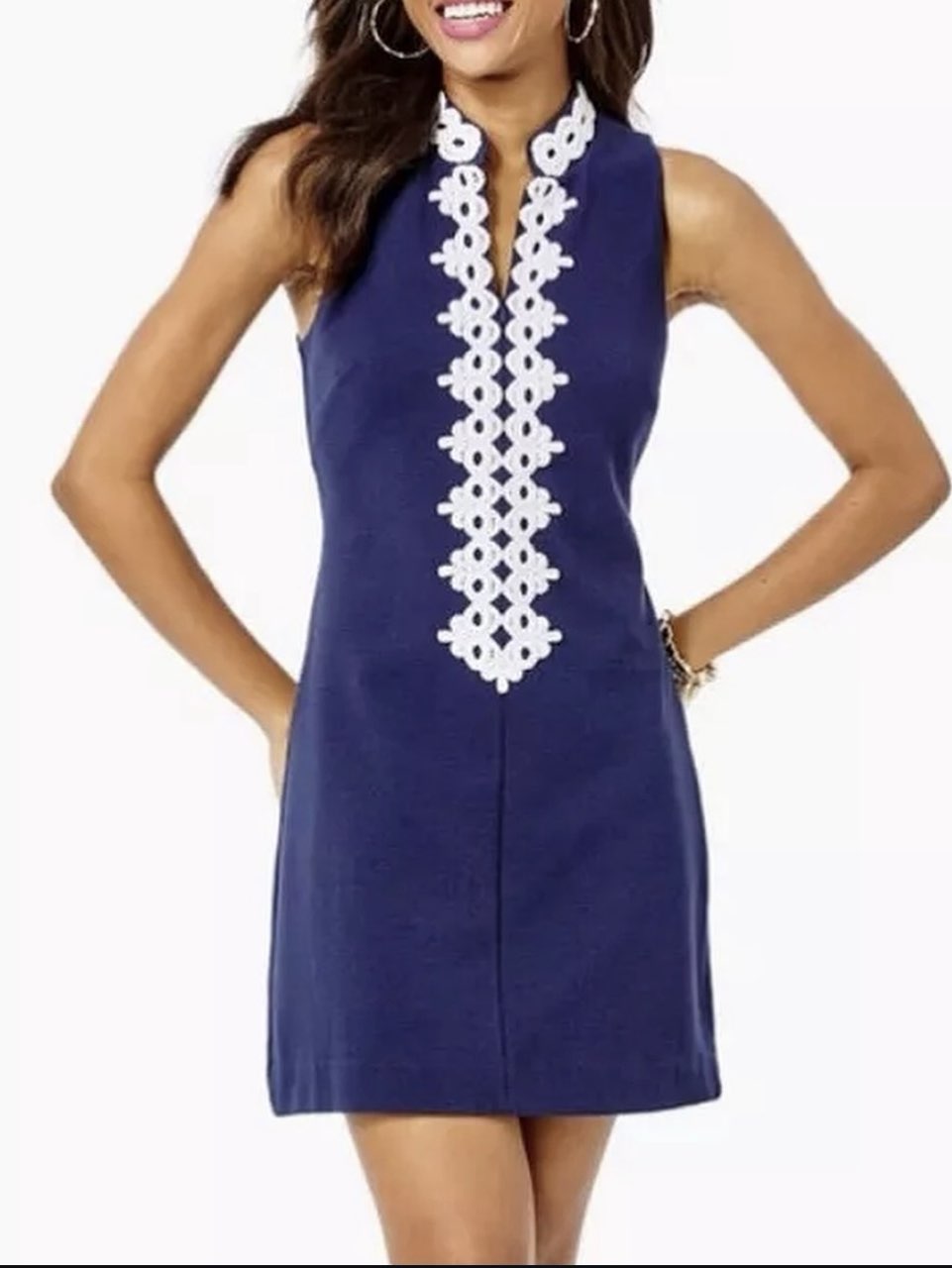 Navy mini dress