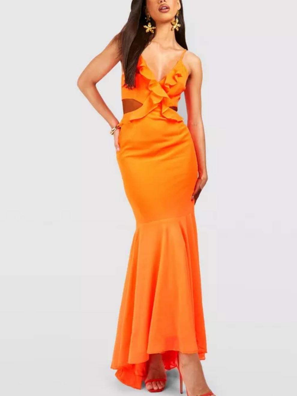Cutout maxi dress