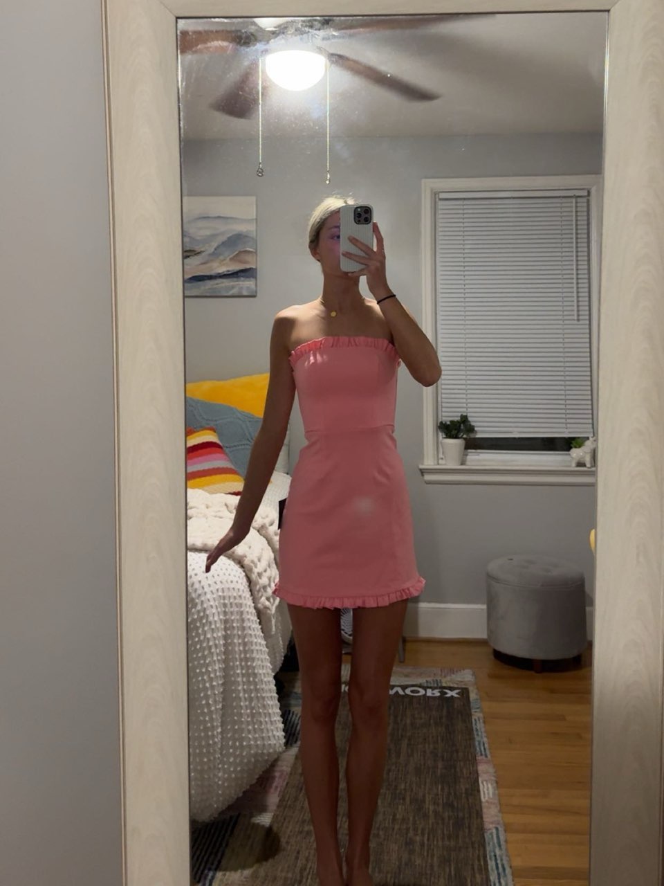 Lulus pink mini dress