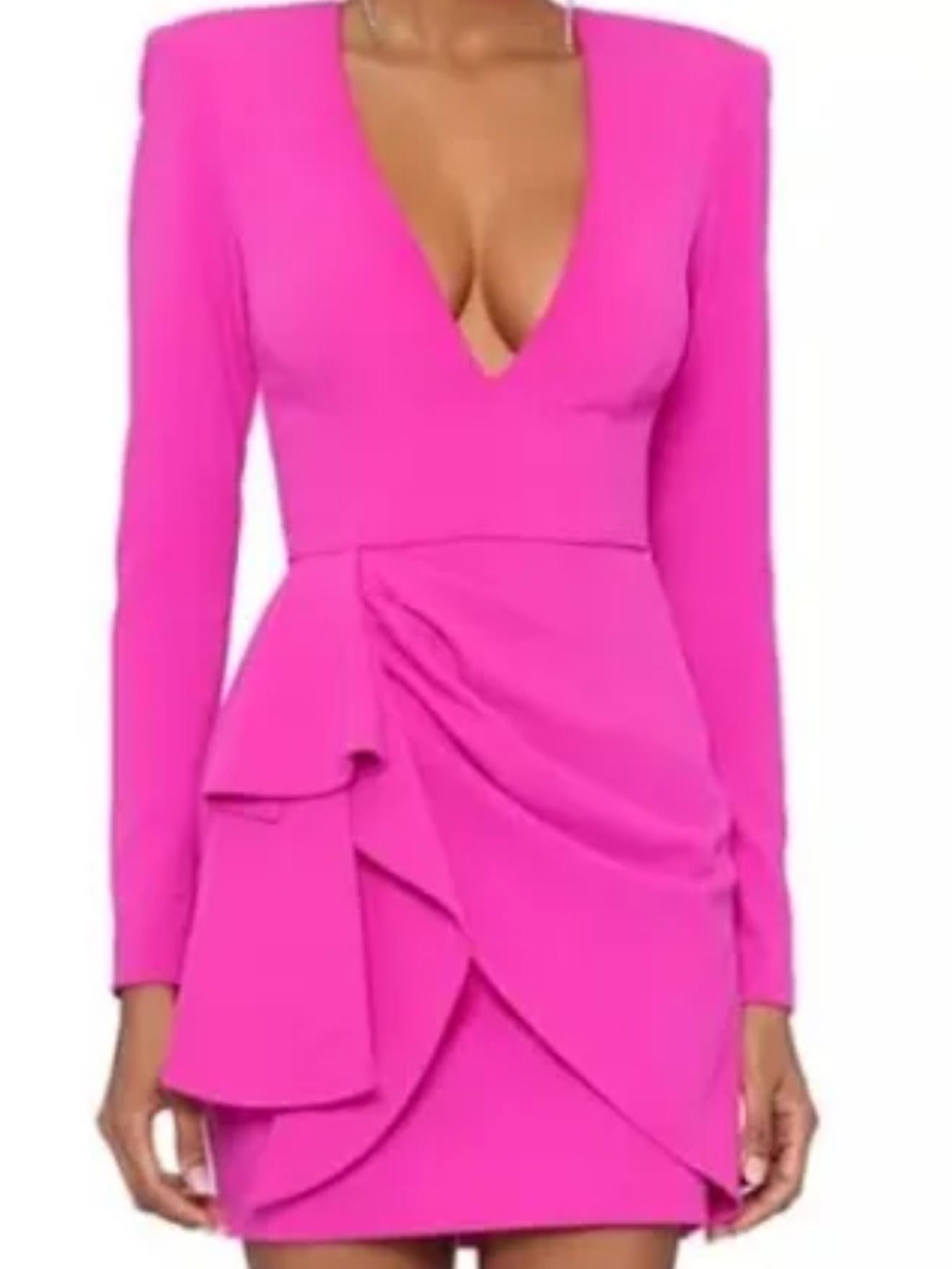 Short mini pink dress