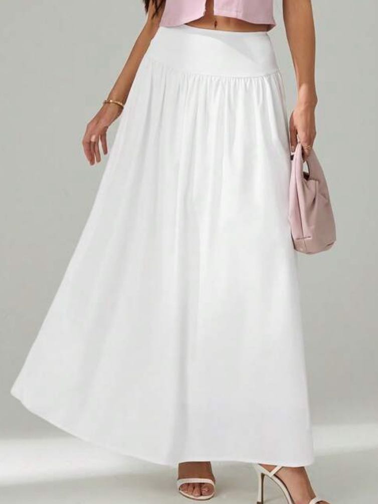 white skirt