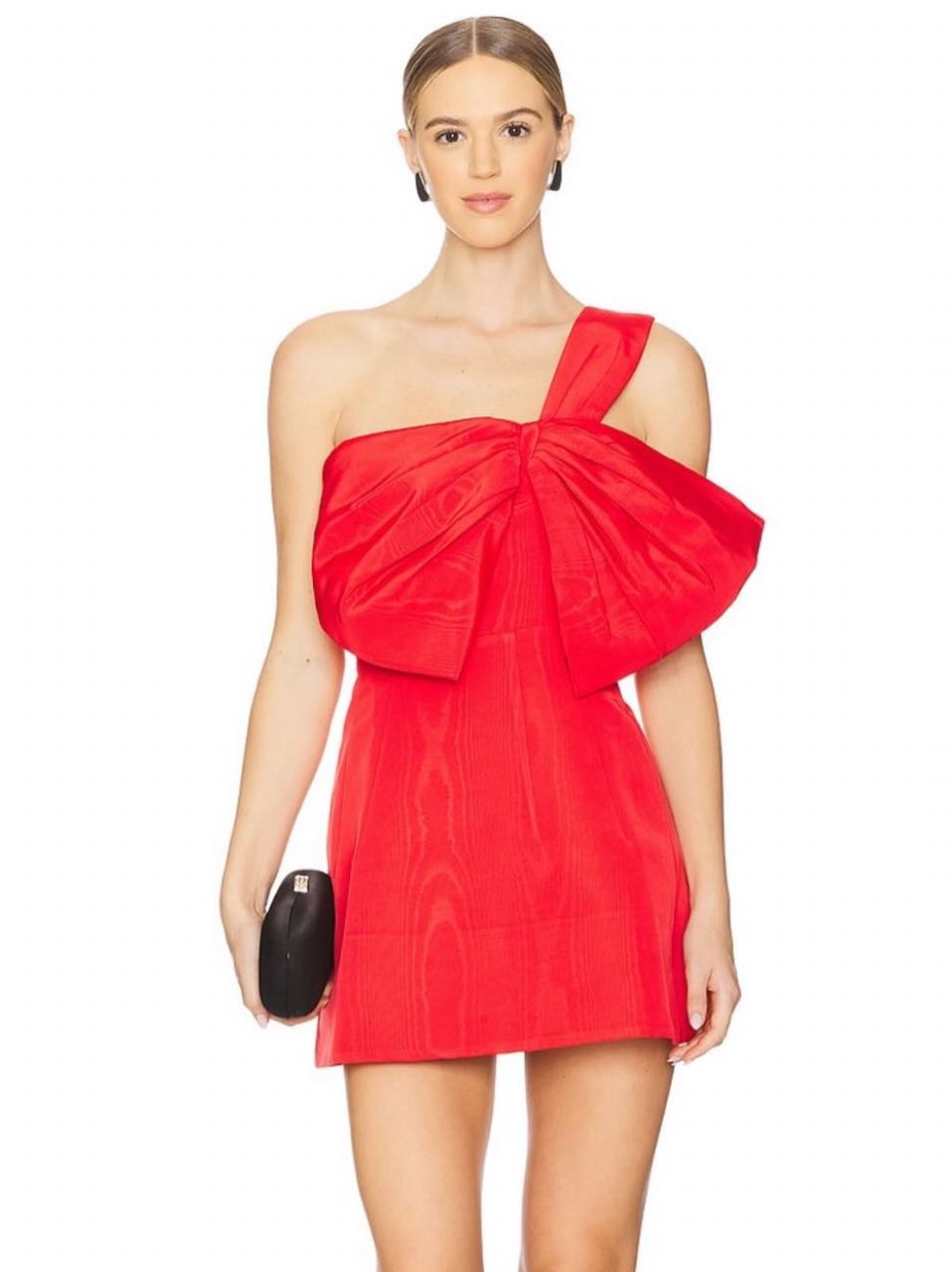Bardot Bow Mini Dress