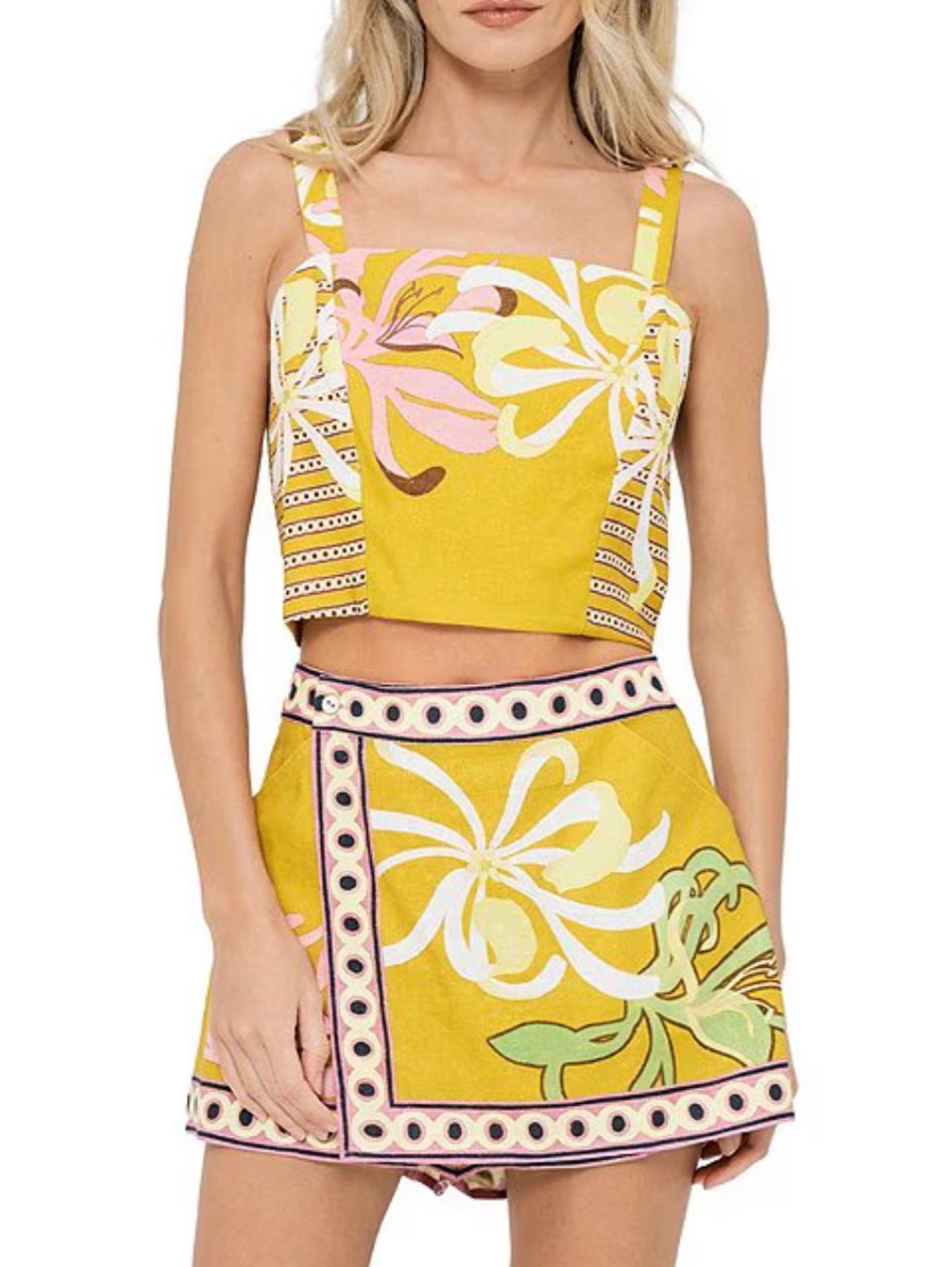 Floral Skort Set