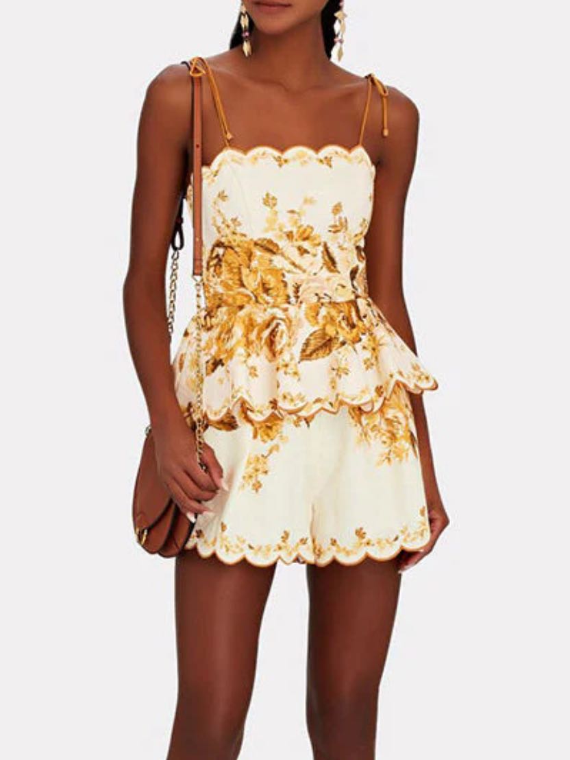 Zimmerman Scalloped Top