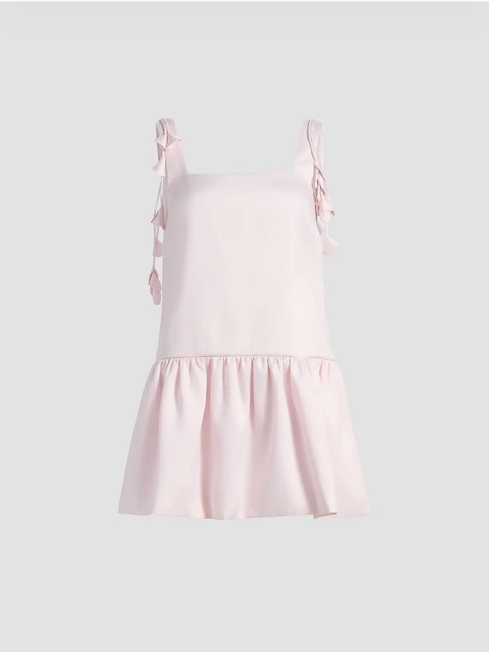 Self-Portrait Flower Taffeta A-Line Minidress