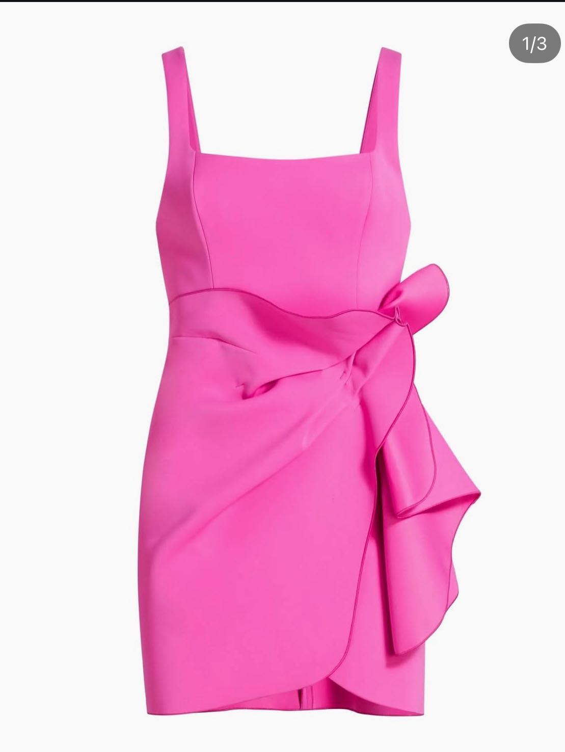 Mini pink fuschia dress