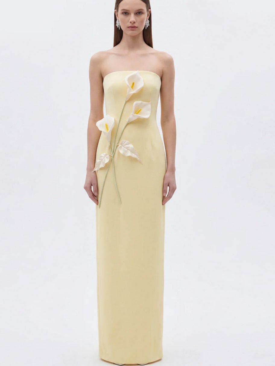 JW PEI yellow flower dress