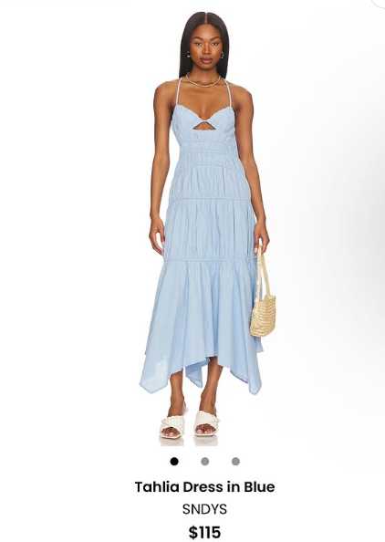 Tahlia Dress in Blue
