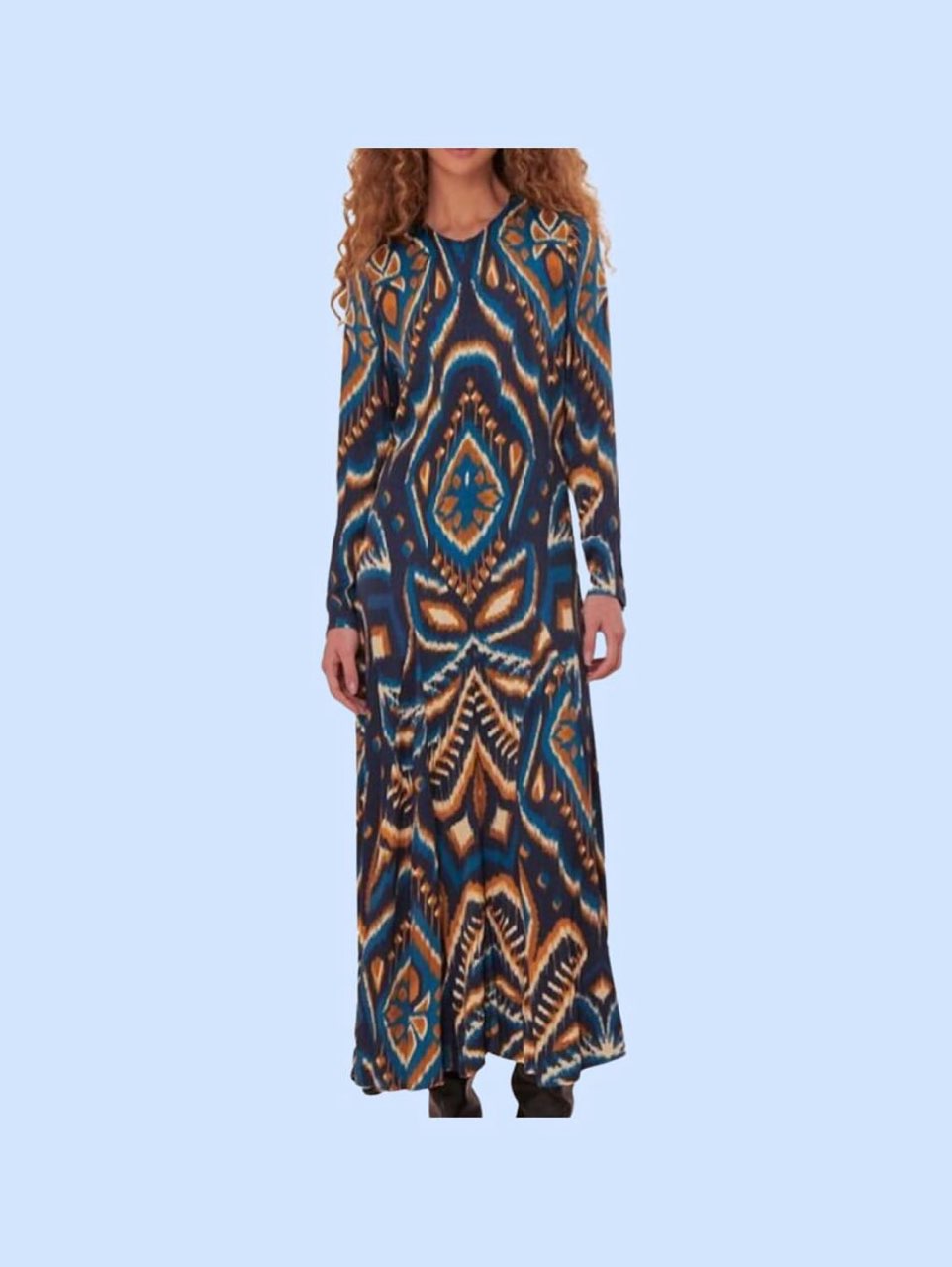 Farm Rio Pineapple Ikat midi