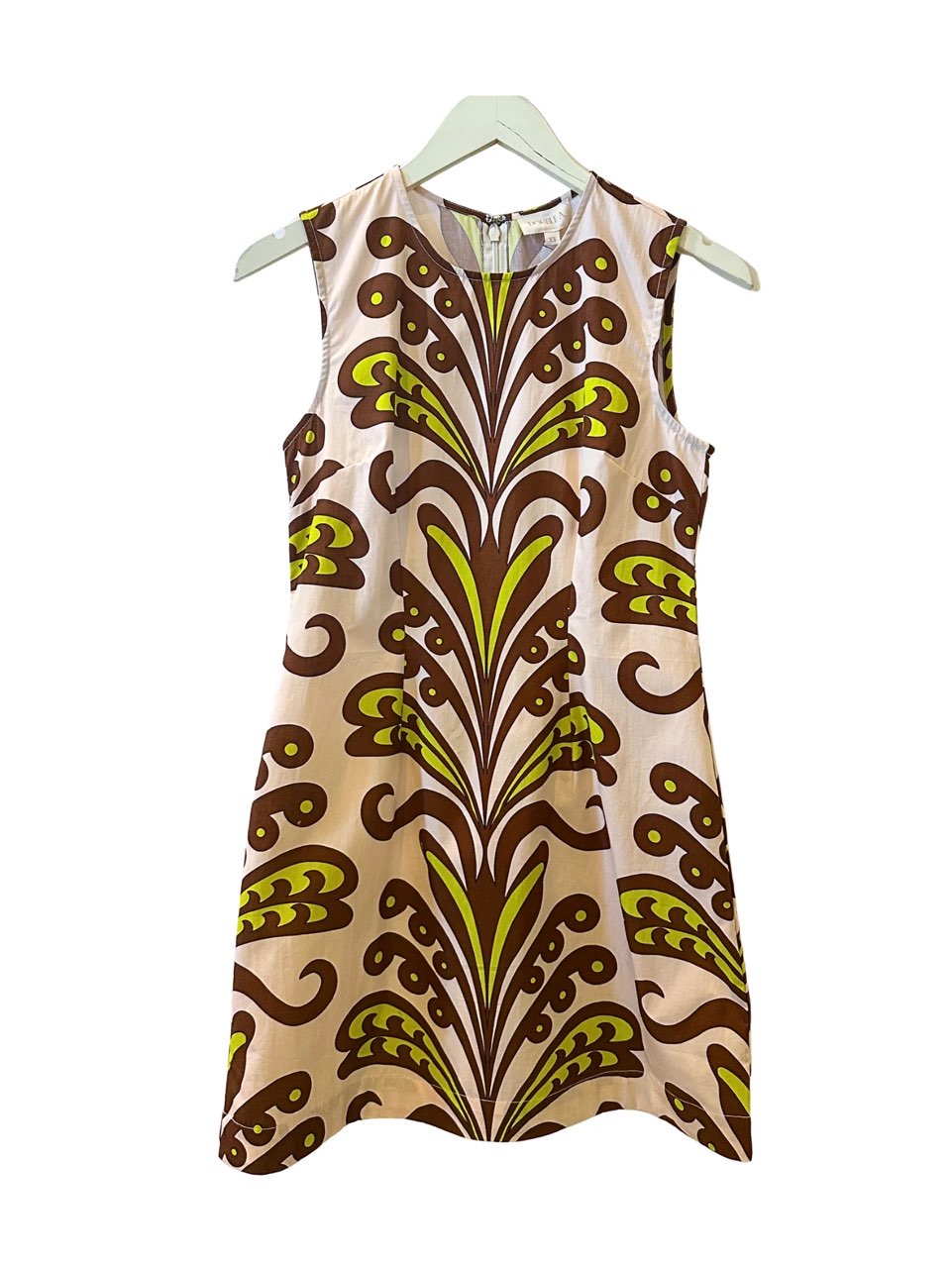 Double a Abstract Print Sleeveless Mini Dress