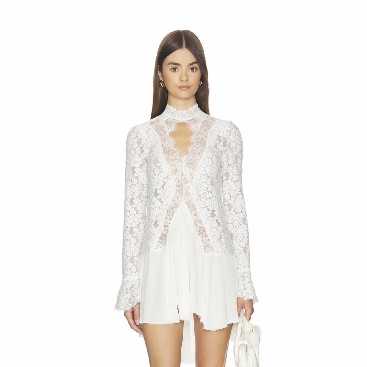 Free People White Mini Dress
