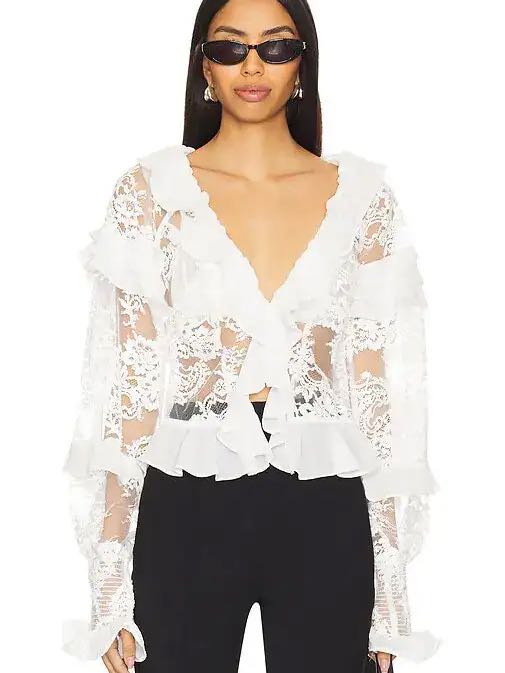 White Lace Top