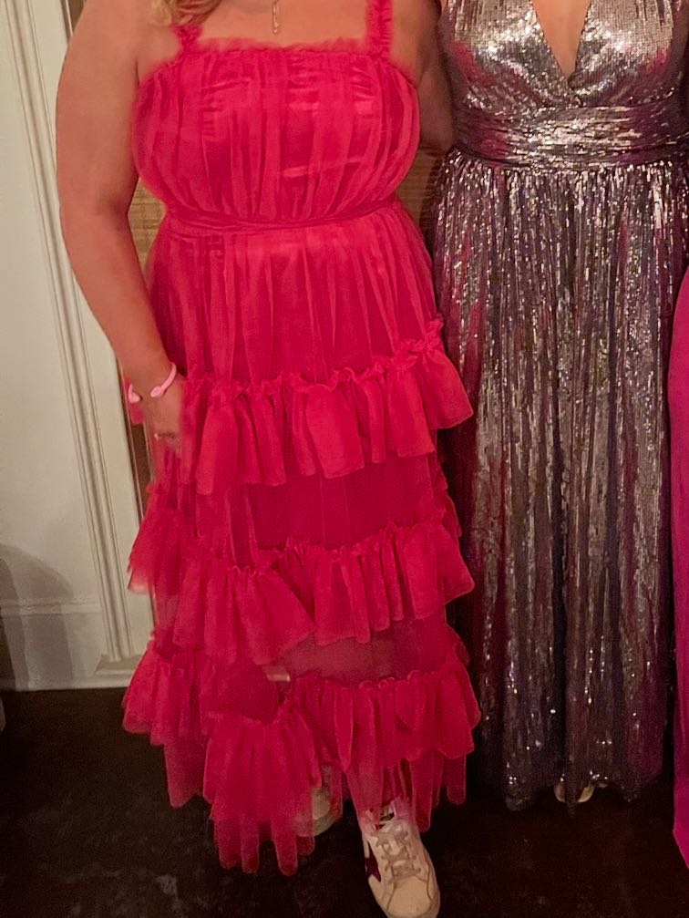 Pink formal dress