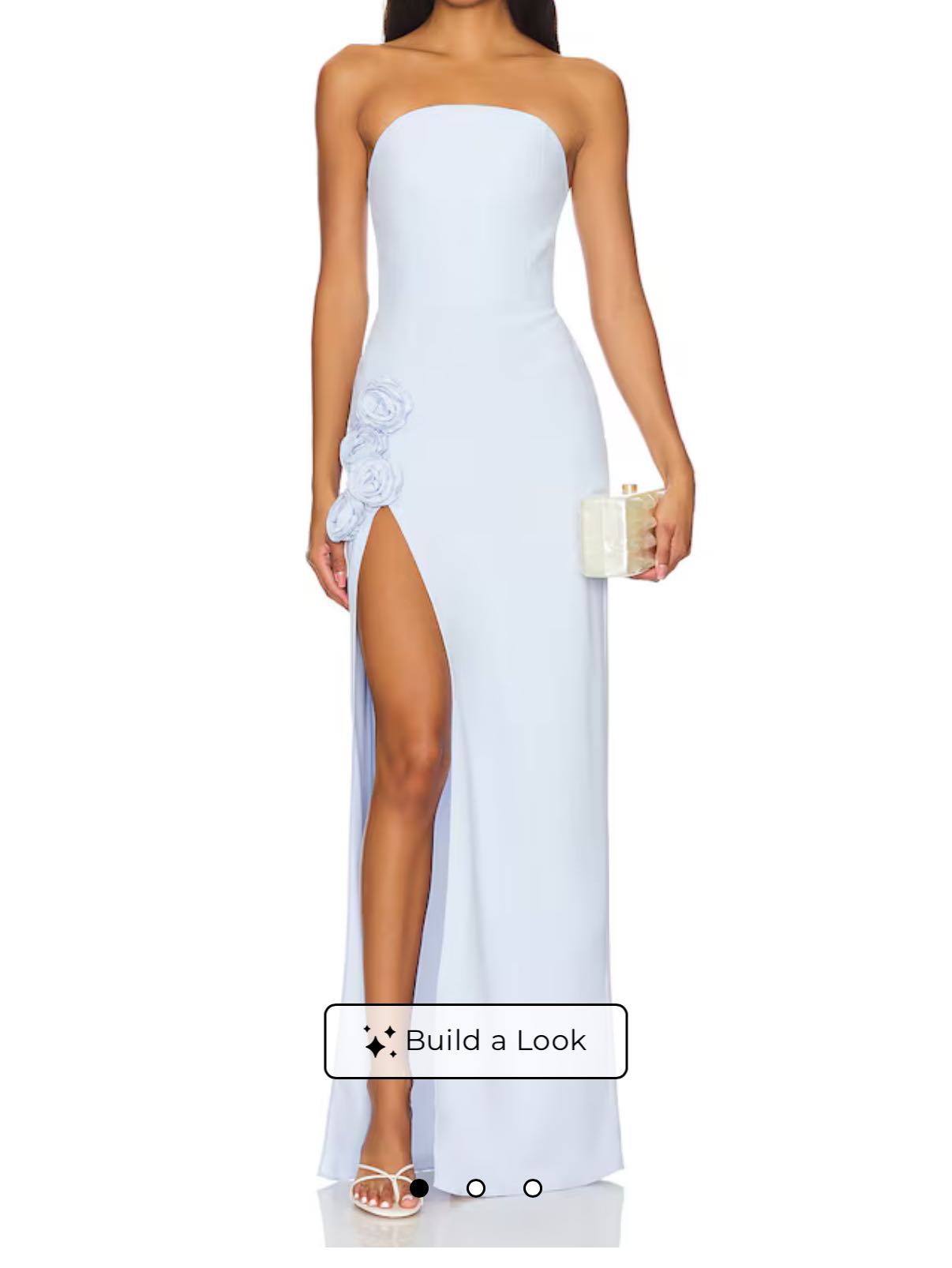 Blue formal maxi dress