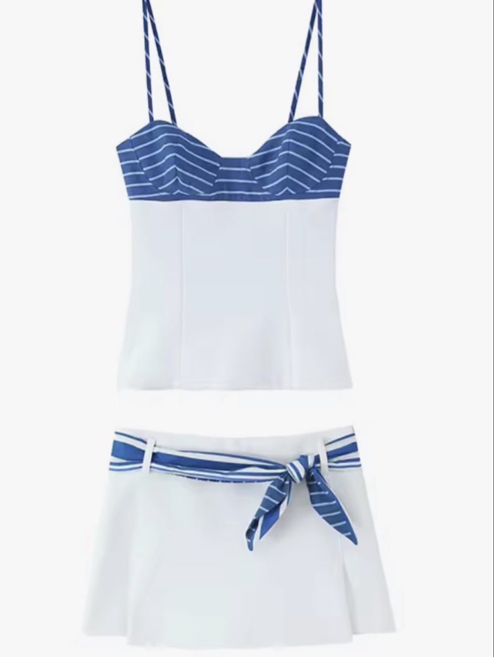 Nautical Striped Two-Piece Set