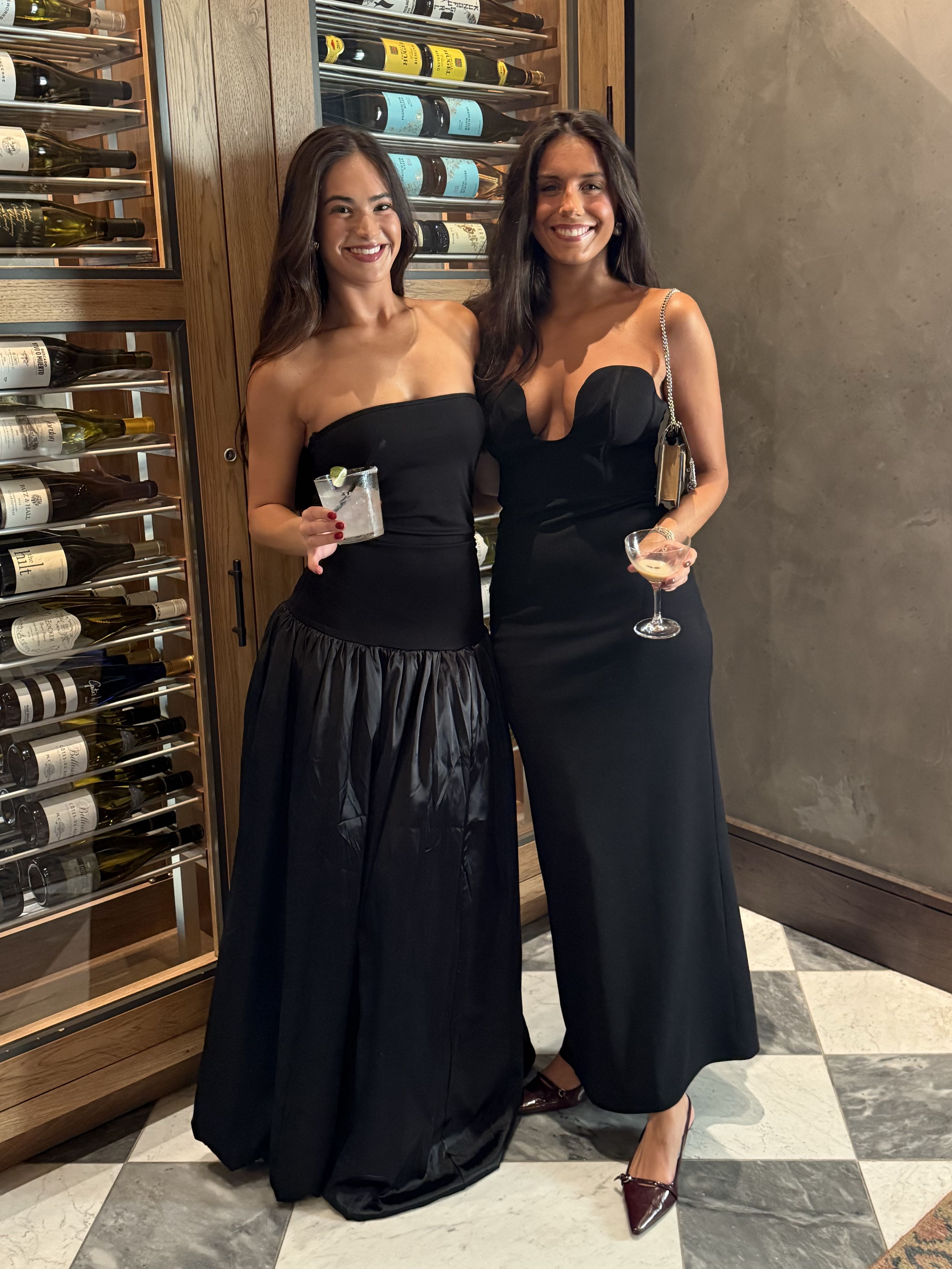 Black Strapless Maxi Dress