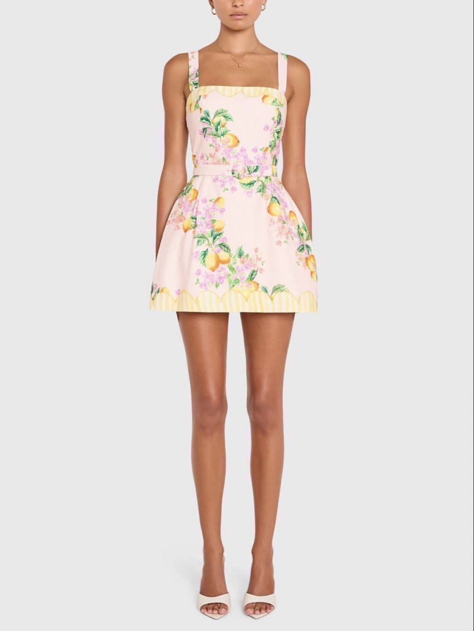 Amanda Uprichard Jude Romper in Lemoncello Size XS