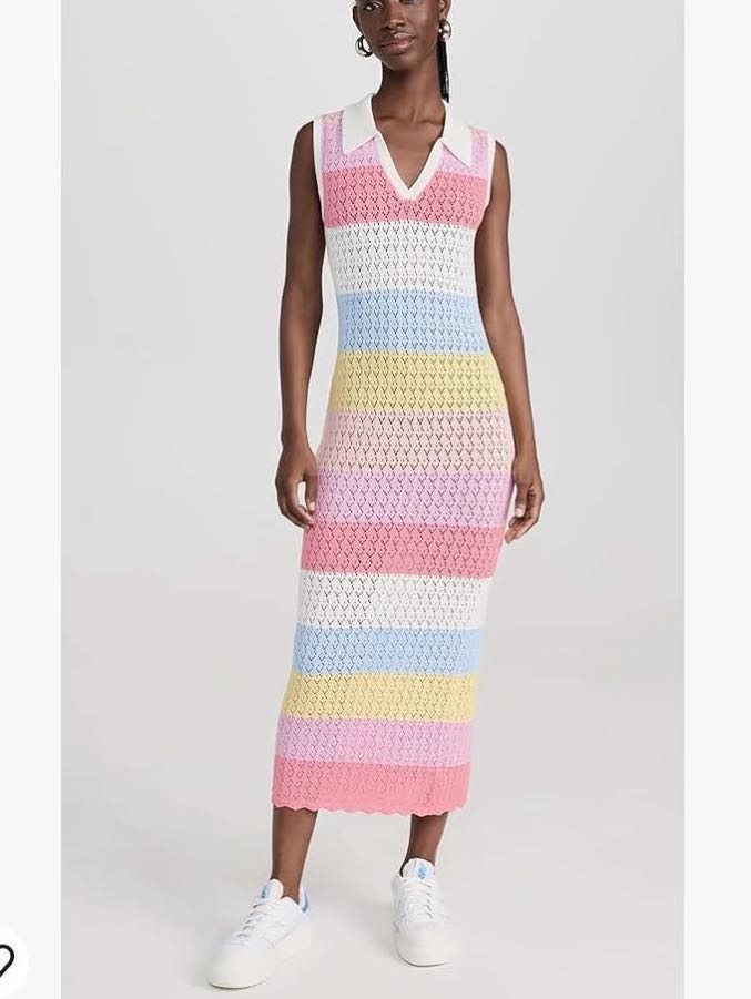 Crochet Midi Dress