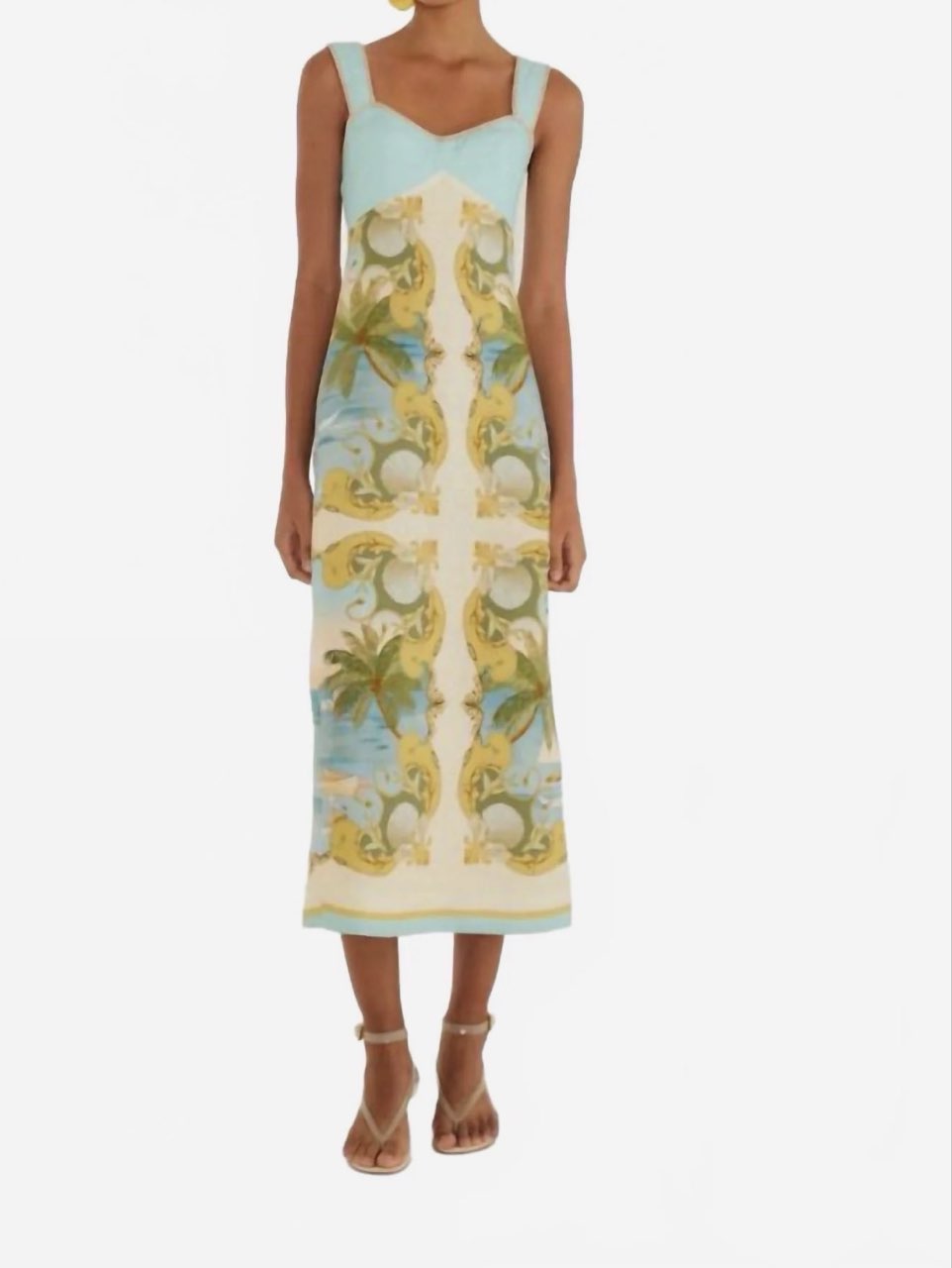 Farm Rio Royal Sea Maxi Dress