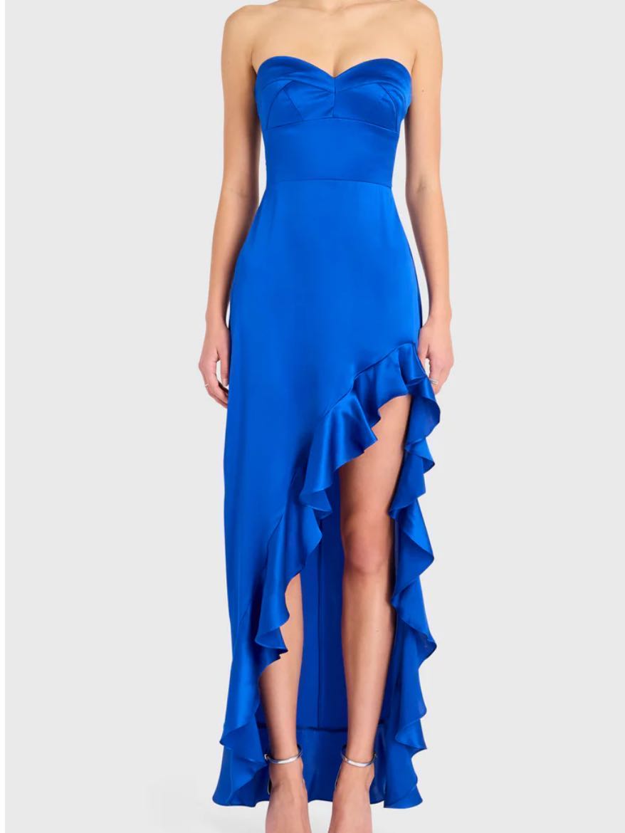 Amanda Uprichard Blue Maxi Dress