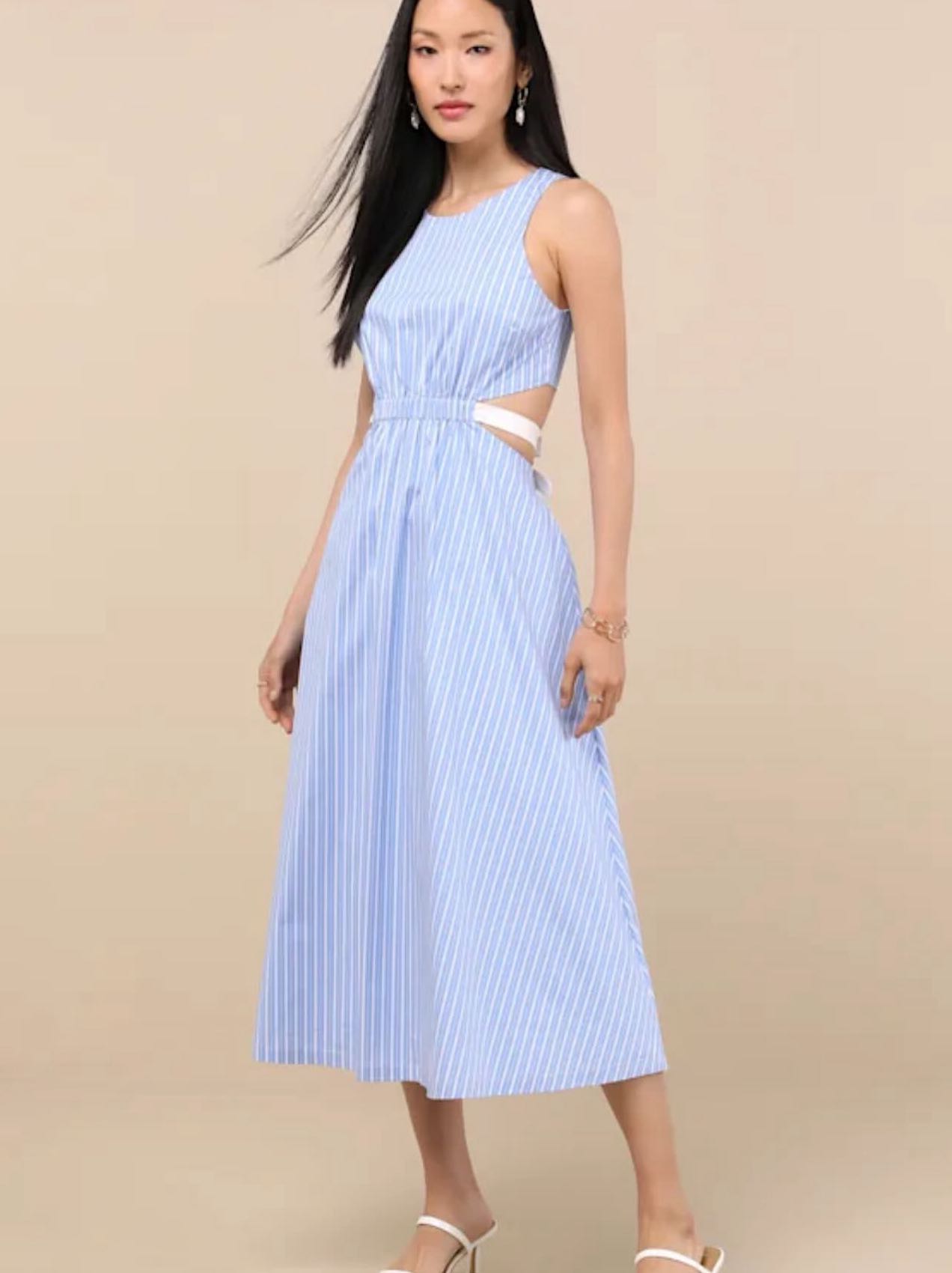 Kianna Cutout Tie-Back Dress