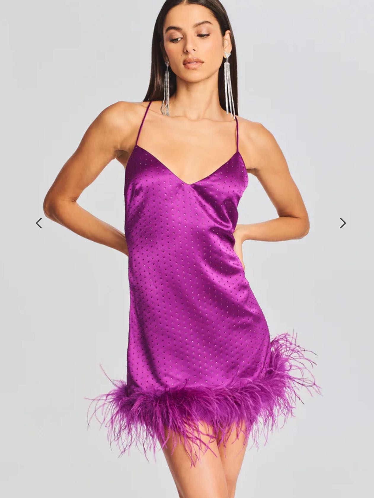 Retrofete Feather Dress