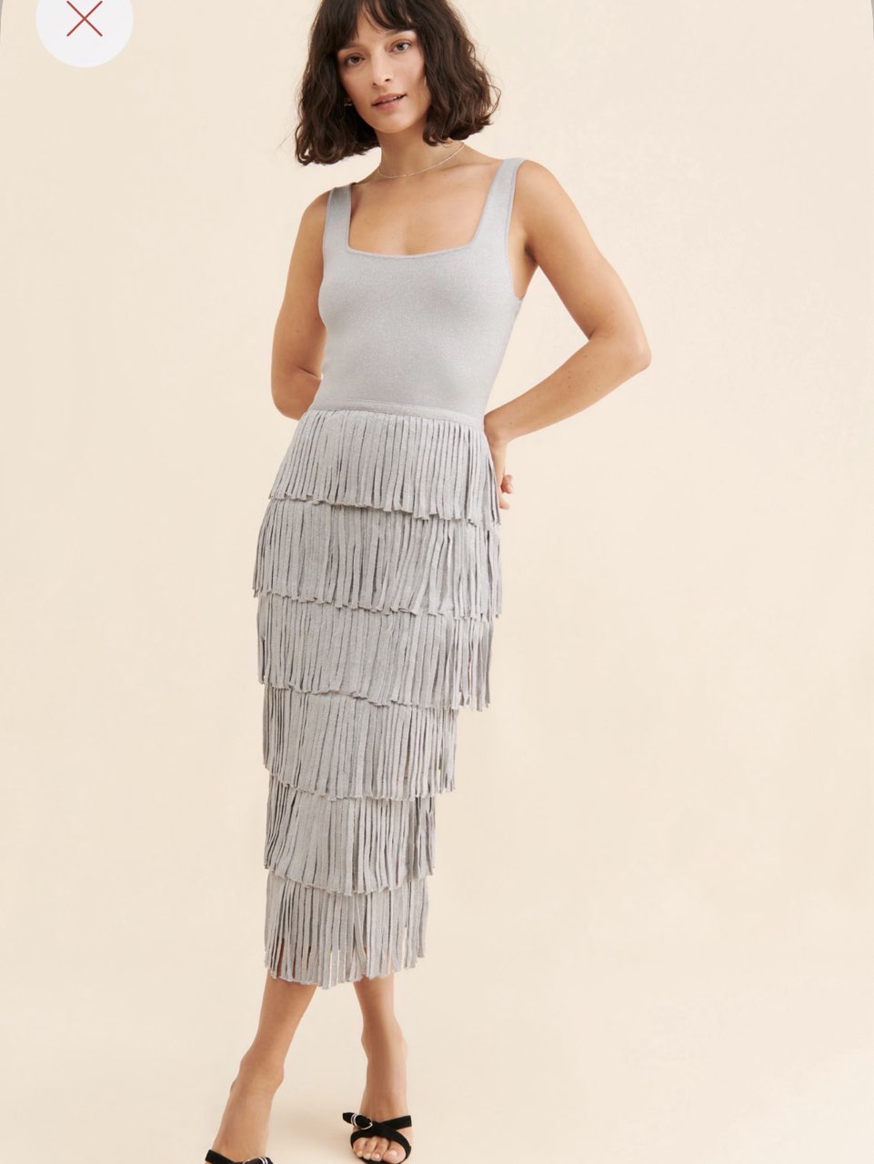 Endless Rose Edgar Fringe Knit dress