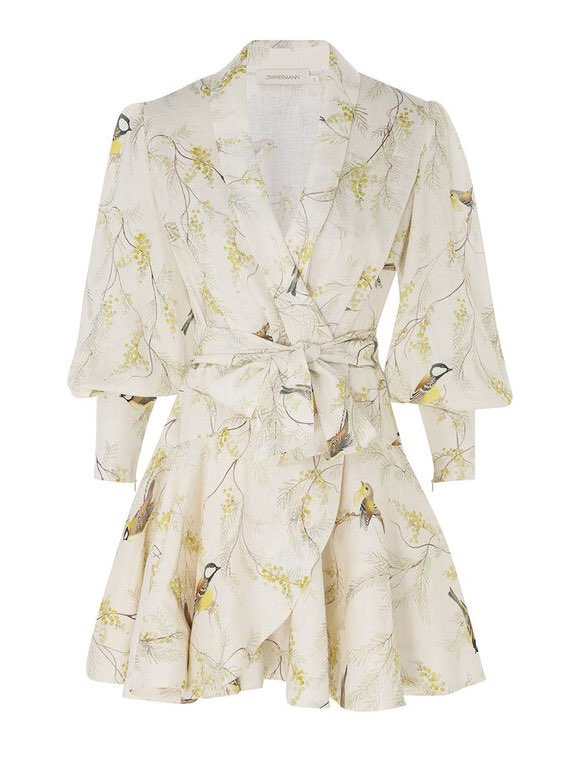 Wrap mini dress