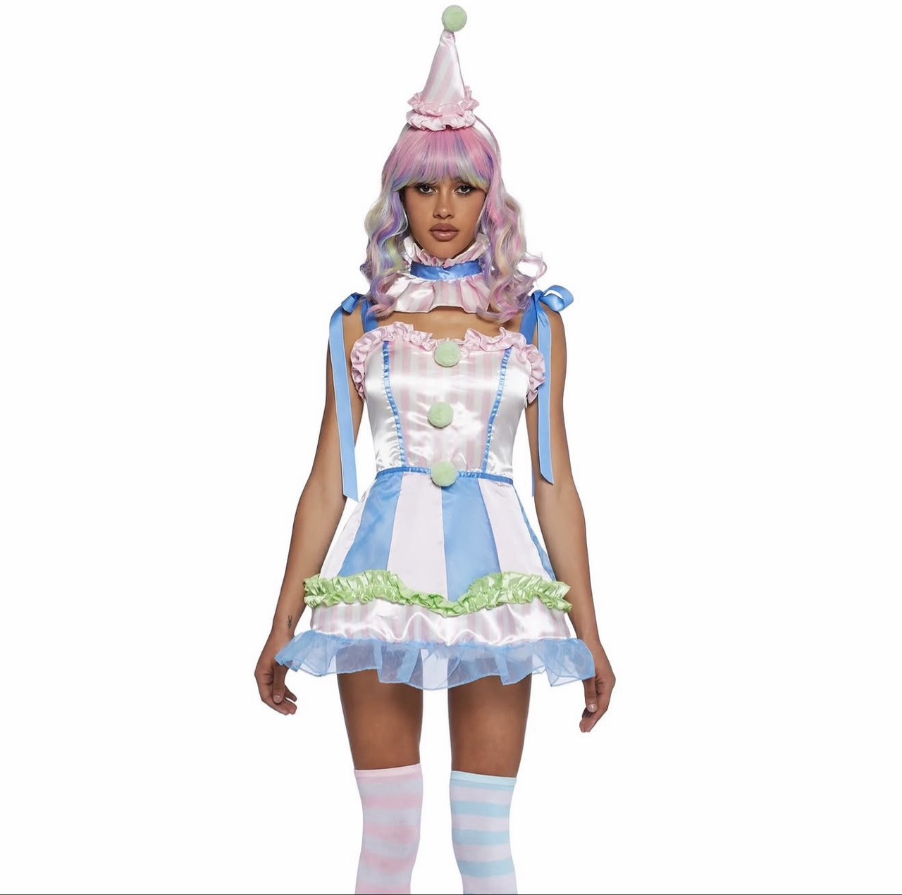 Trickz N Treatz pastel clown costume