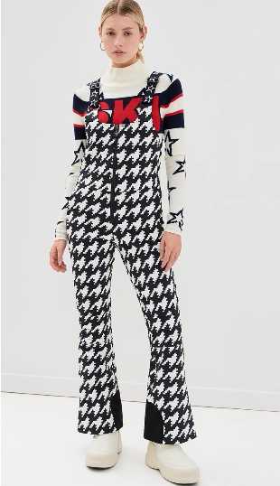 Perfect Moment Houndstooth Ski Jumpsuit