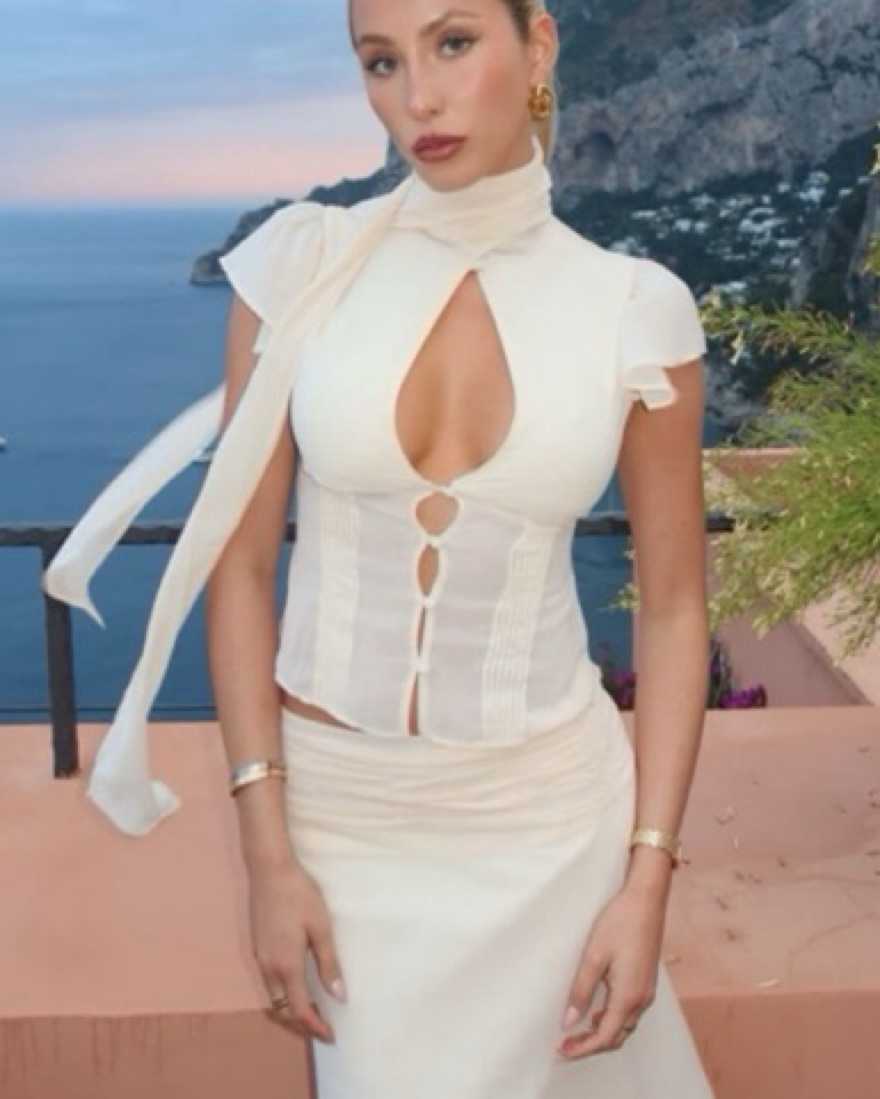 Guizio Ara Top — Cream