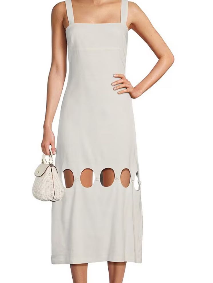 White Midi Dress