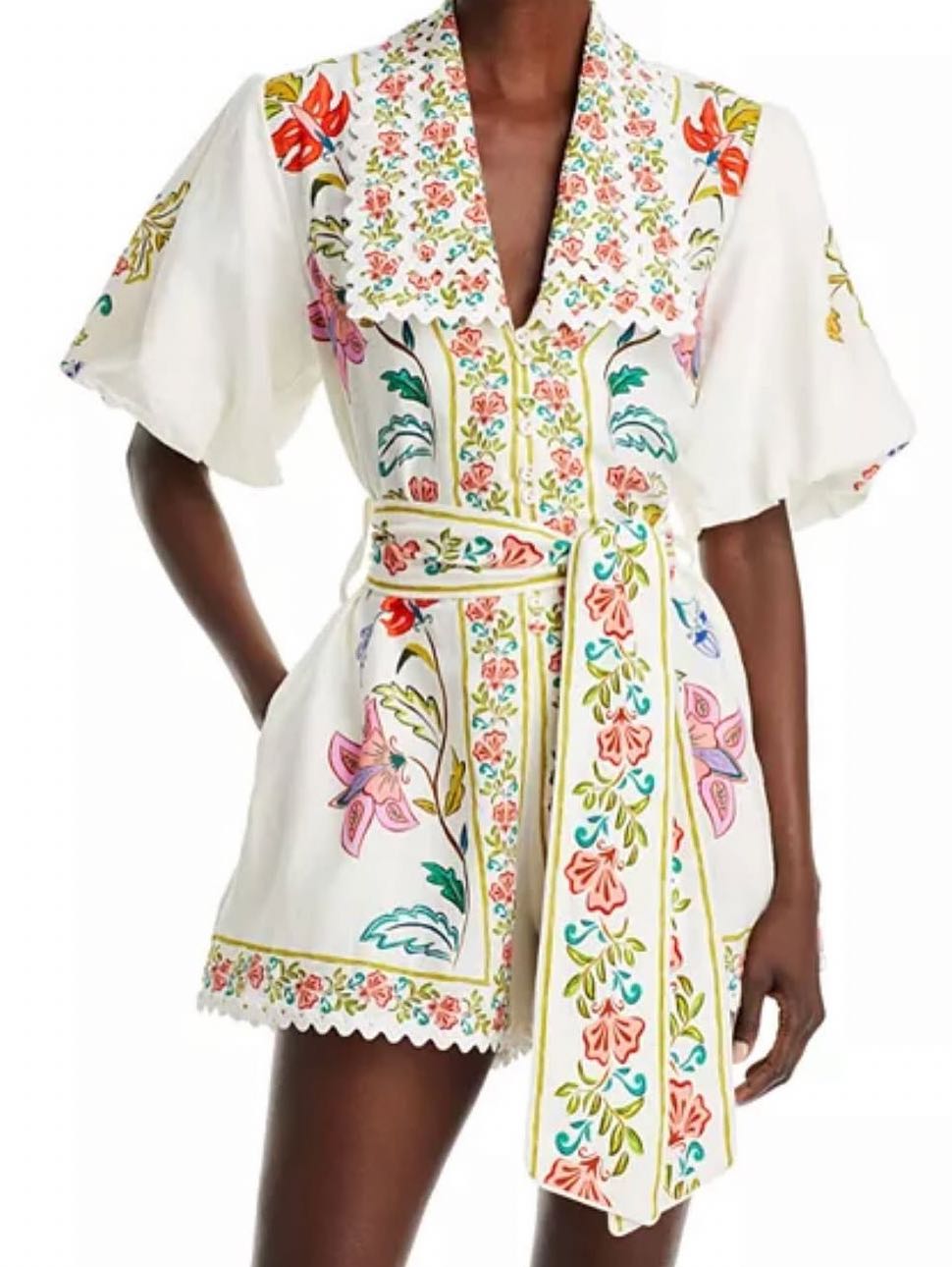 FARM Rio Floral Insects Romper