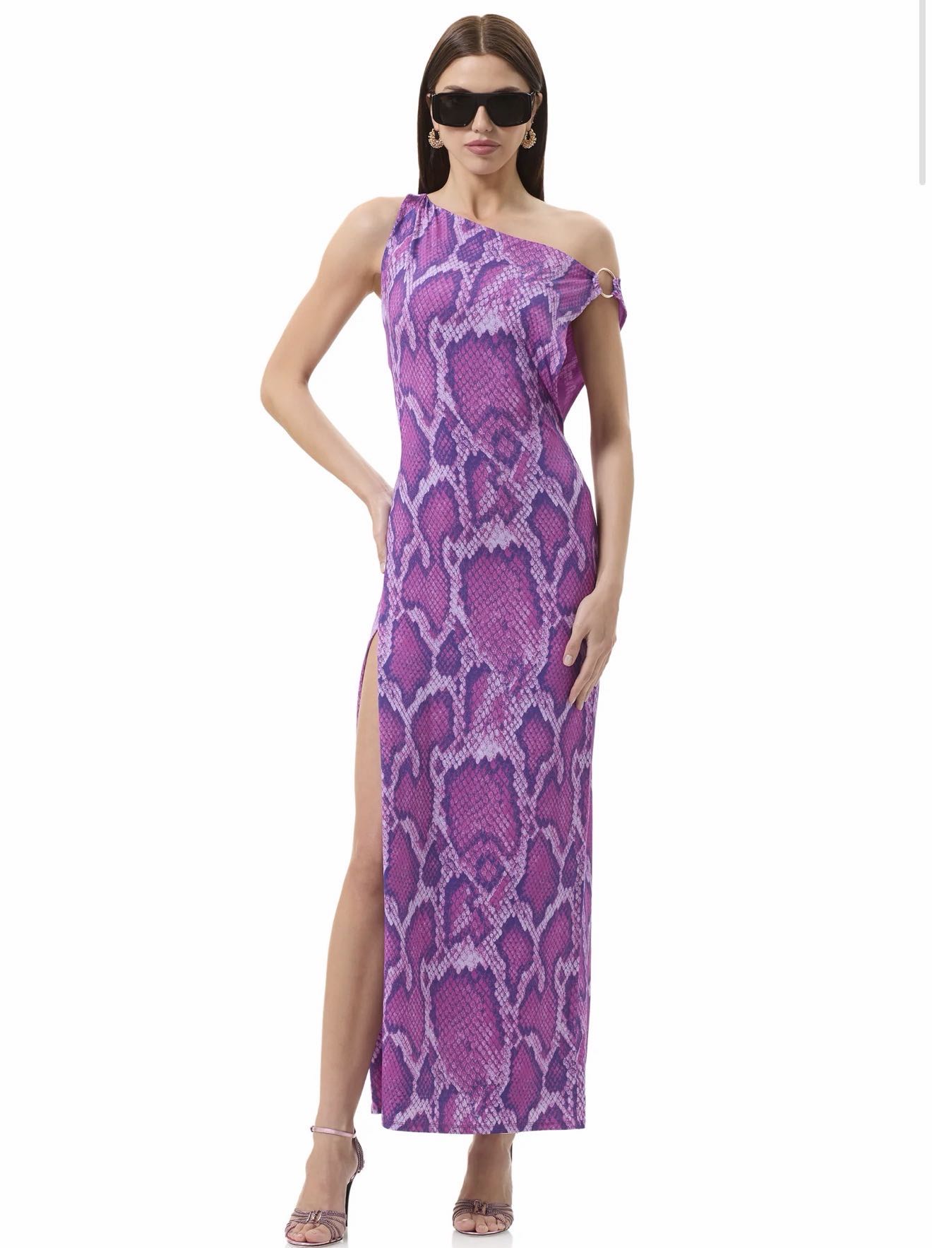 AFRM Saffron Dress Cactus Snake