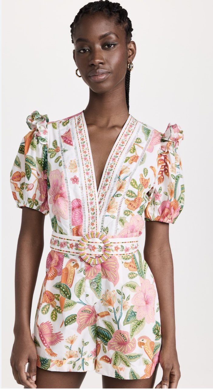 Macaw Bloom Romper