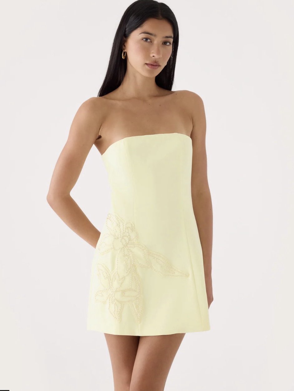 Peppermayo yellow mini dress