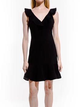 LIKELY Harlow Sleeveless Ruffle Mini Dress