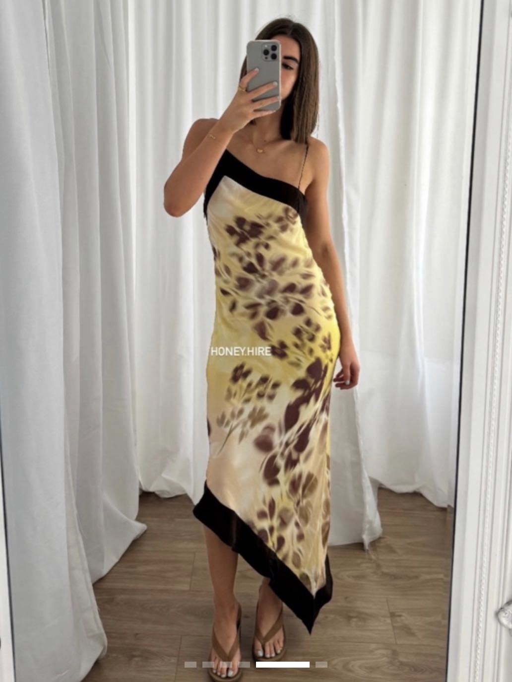 Asymmetric Slip Dress