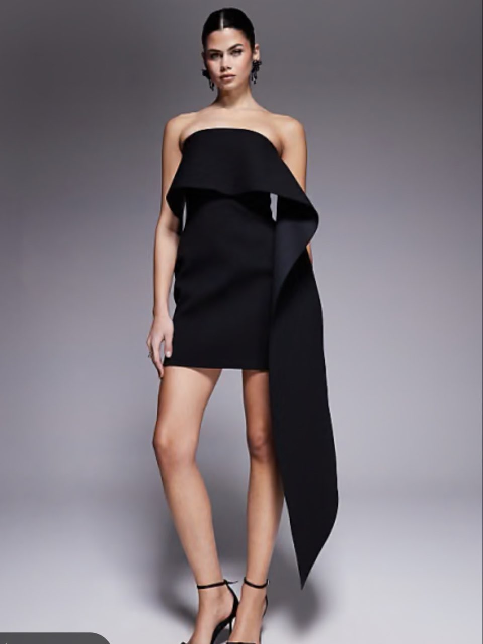 Black mini cocktail dress