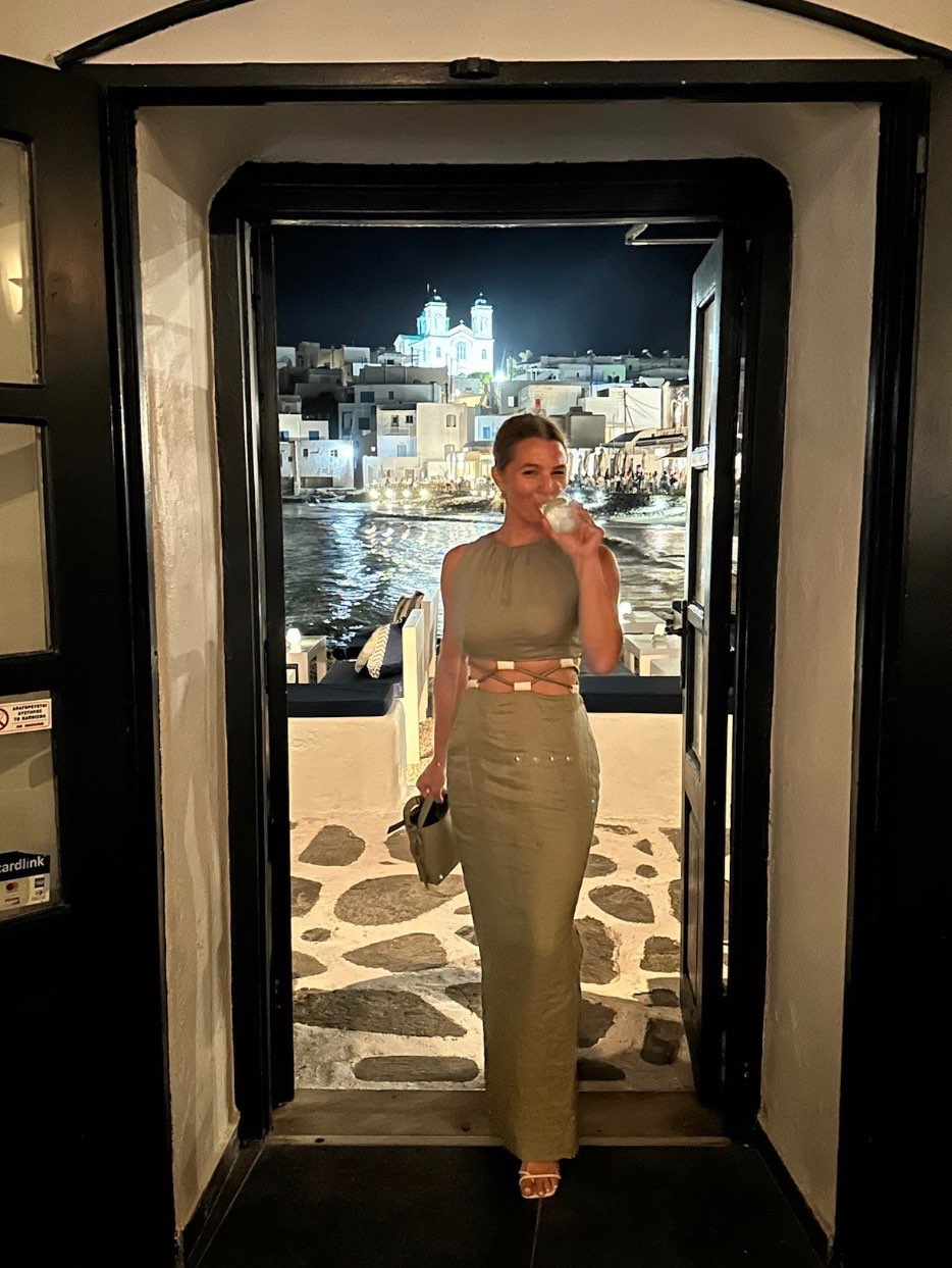 Olive Cutout Midi Dress