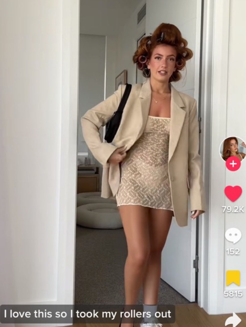 Beige Strapless Lace Mini Dress