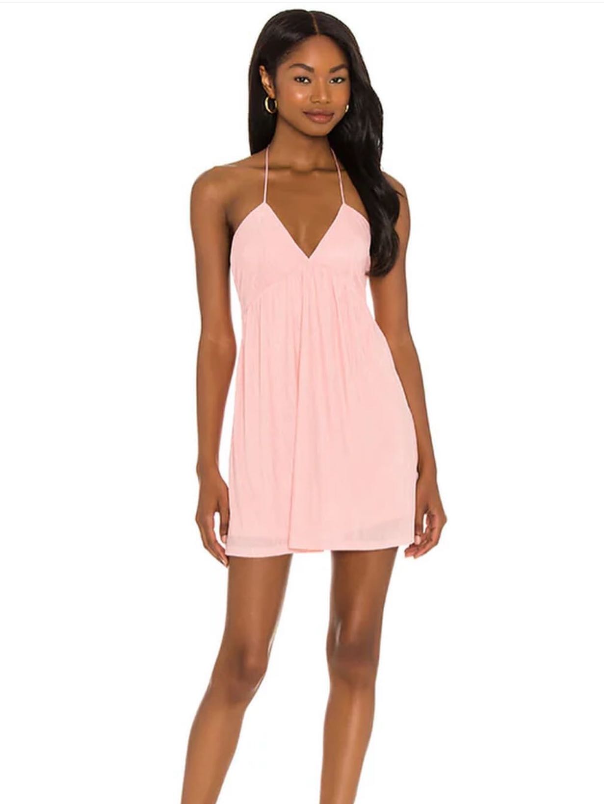 Superdown halter cocktail dress