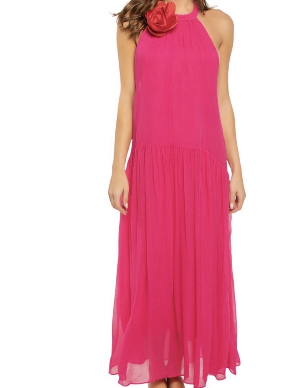 Farm Rio Rosette Drop Waist Maxi