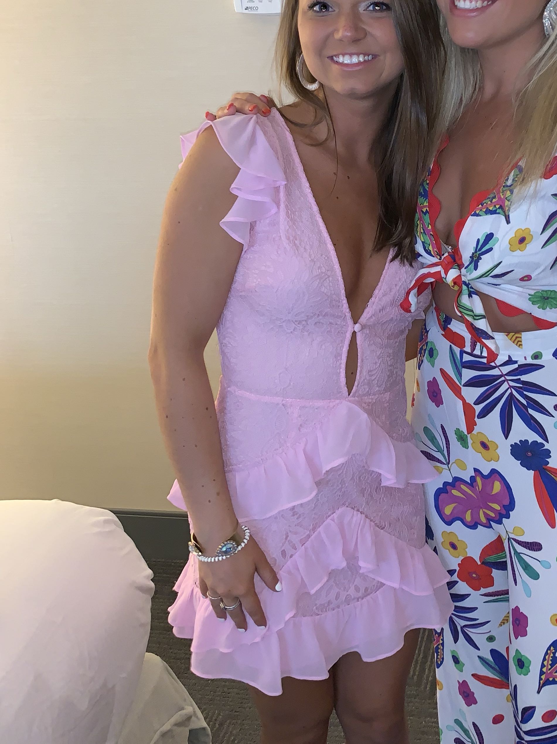 Lovers and Friends Pink Mini Dress