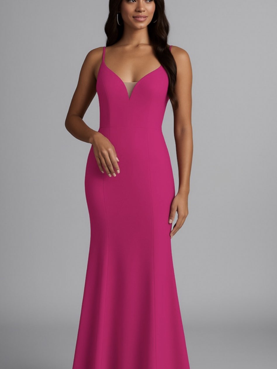 Fuchsia Evening Gown