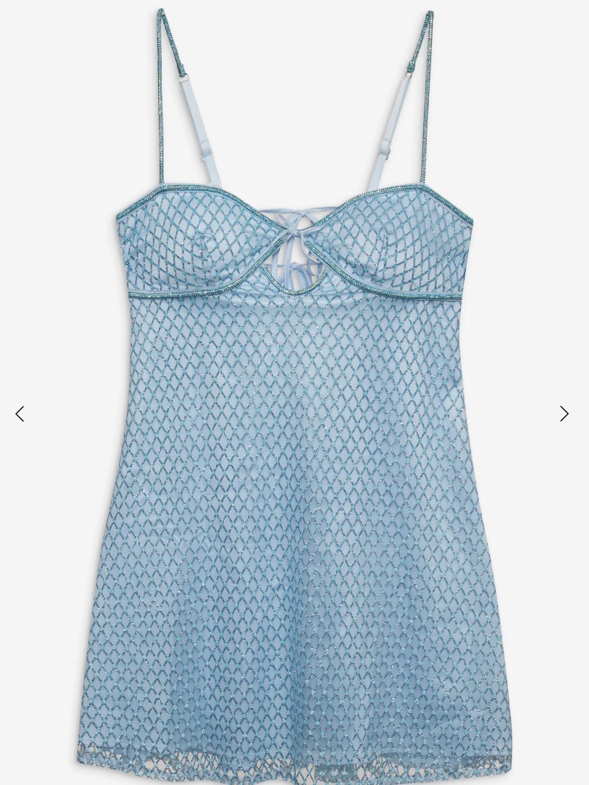 For Love and Lemons Glitter Slip Dress