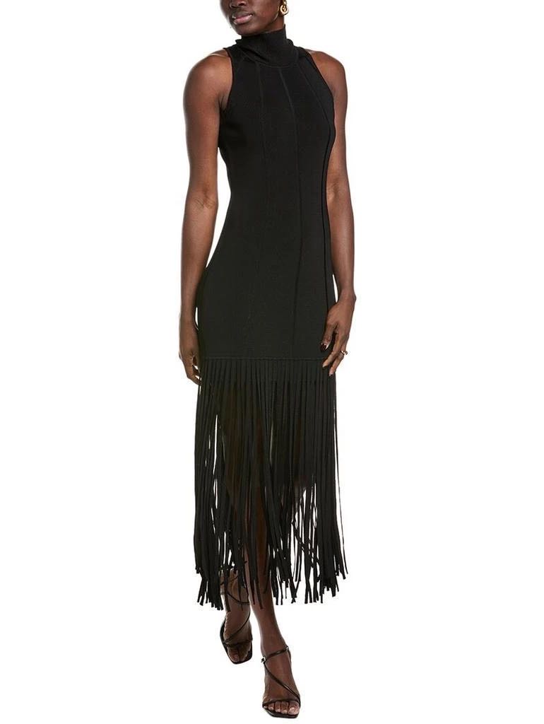 Black fringe dress